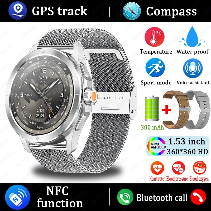S4 Ultra Smartwatch AMOLED - NFC, GPS, Waterproof, Call - Image 20