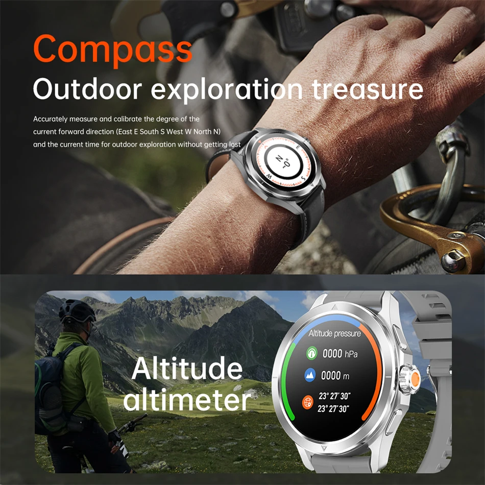S4 Ultra Smartwatch AMOLED - NFC, GPS, Waterproof, Call - Image 36
