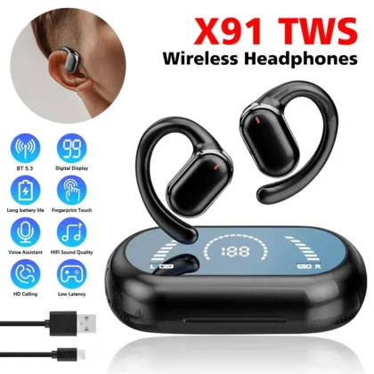 Airpods M10 - Bluetooth 5.3 | Chaji Masaa 48"