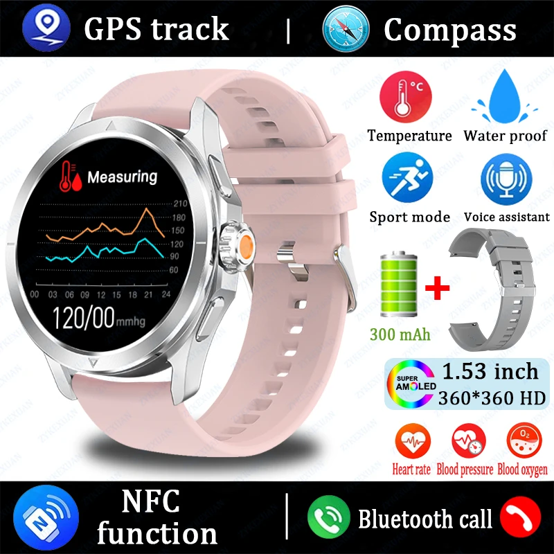 S4 Ultra Smartwatch AMOLED - NFC, GPS, Waterproof, Call - Image 10