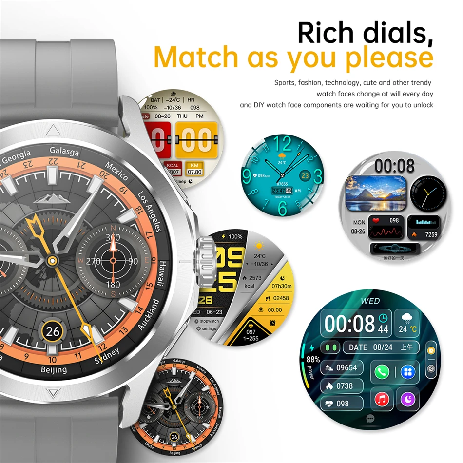 S4 Ultra Smartwatch AMOLED - NFC, GPS, Waterproof, Call - Image 27