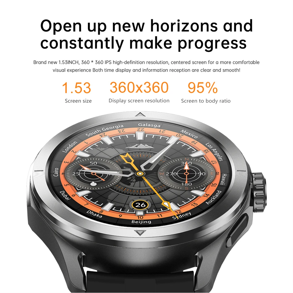 S4 Ultra Smartwatch AMOLED - NFC, GPS, Waterproof, Call - Image 25