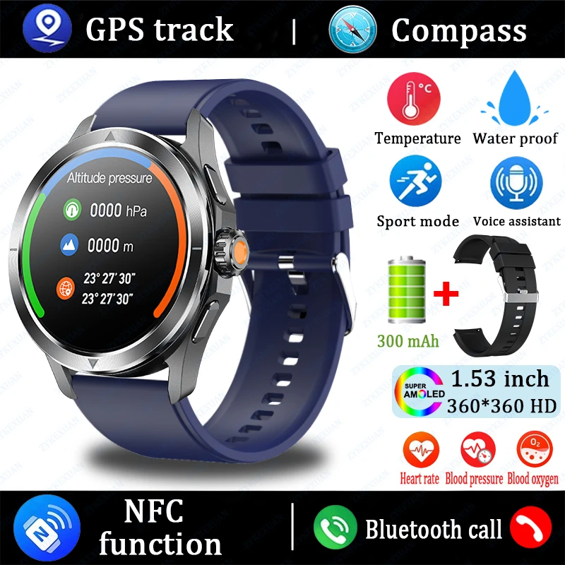 S4 Ultra Smartwatch AMOLED - NFC, GPS, Waterproof, Call - Image 17