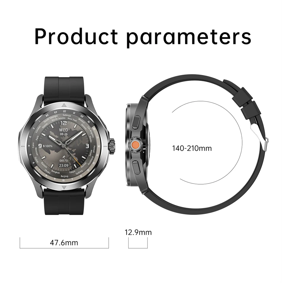 S4 Ultra Smartwatch AMOLED - NFC, GPS, Waterproof, Call - Image 45