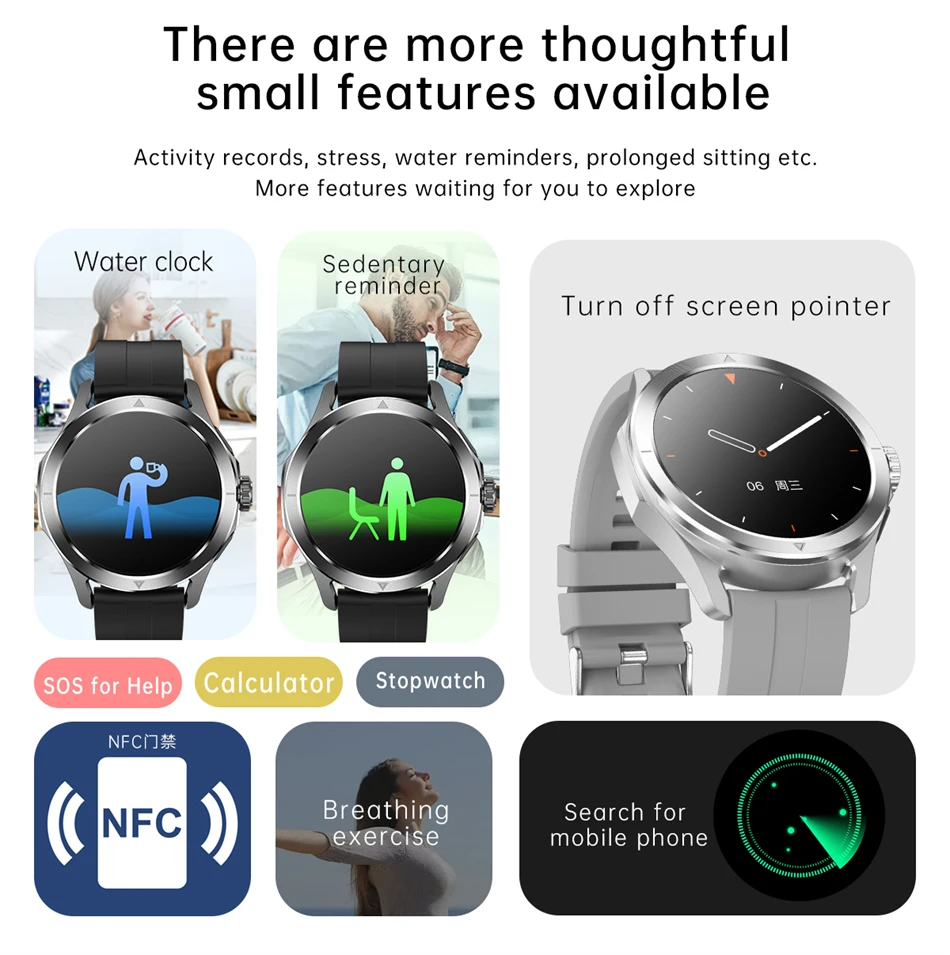 S4 Ultra Smartwatch AMOLED - NFC, GPS, Waterproof, Call - Image 43