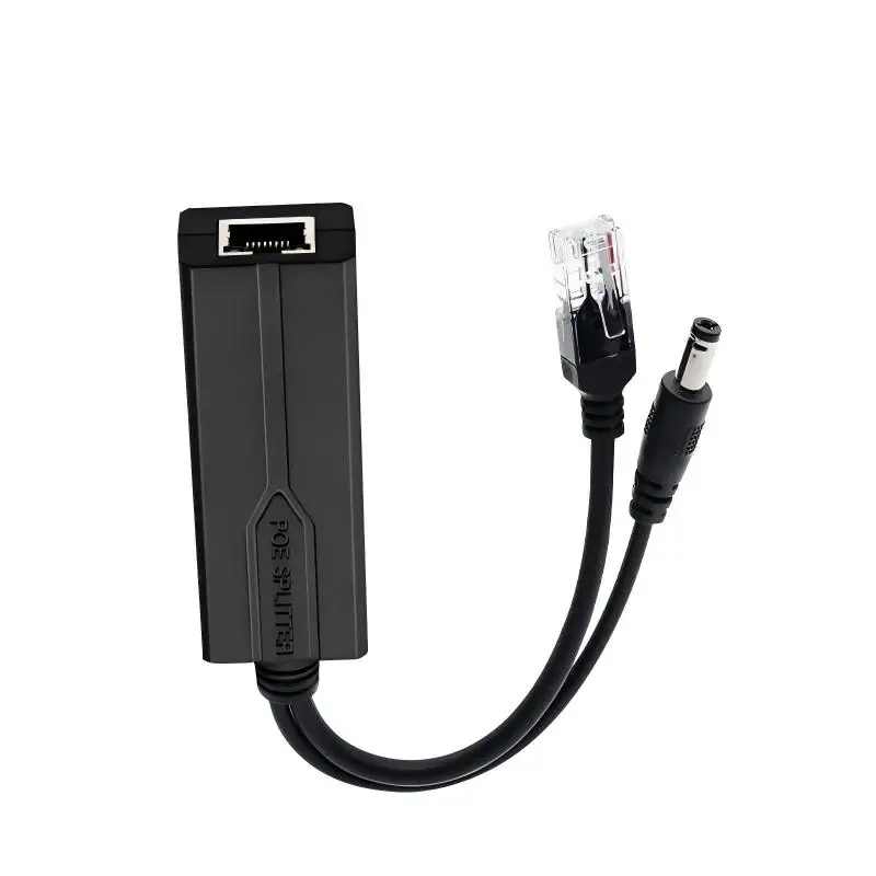 POE Splitter 48V to 12V/5V - IEEE 802.3af Adapter for CCTV IP Camera & WiFi Hotspot Router via LAN - Plug & PlayKigawanya POE 48V hadi 12V/5V - Kwa Kamera za CCTV na Router za Hotspot / WiFi - Tumia Cable Moja ya LAN - Image 5