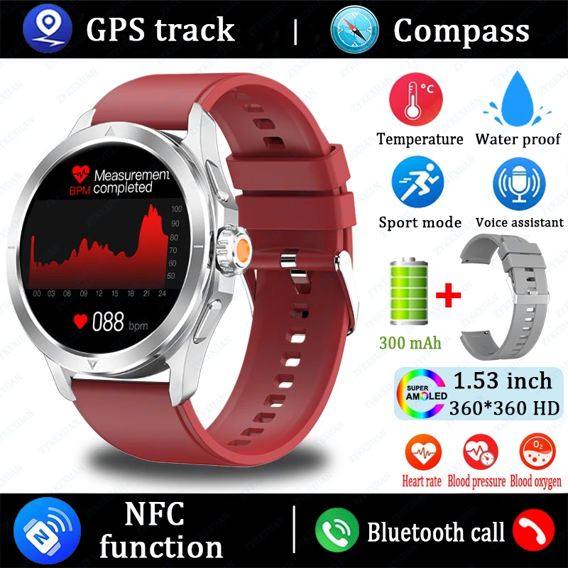 S4 Ultra Smartwatch AMOLED - NFC, GPS, Waterproof, Call - Image 12