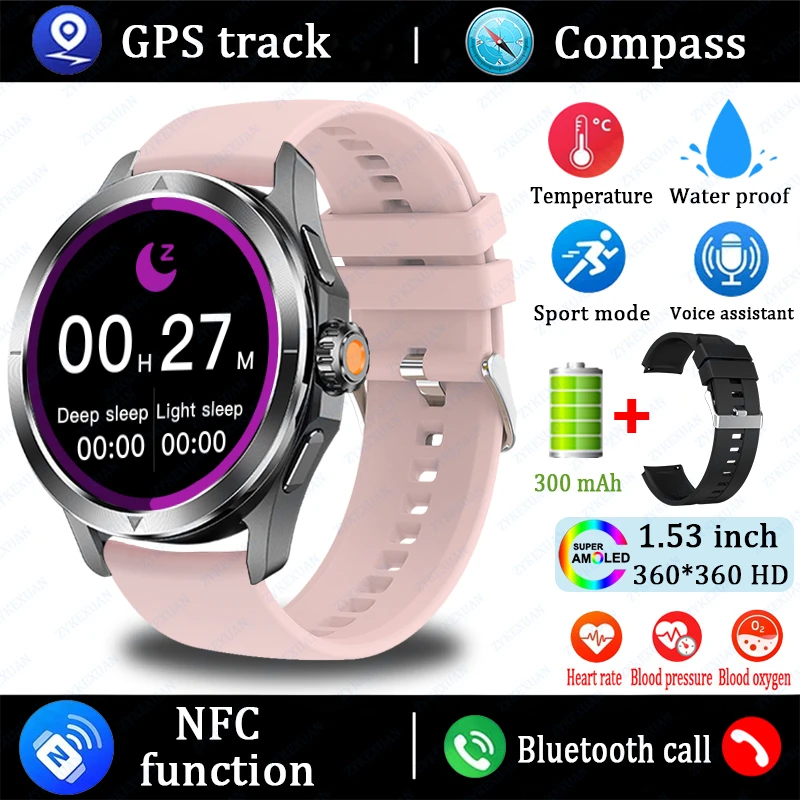 S4 Ultra Smartwatch AMOLED - NFC, GPS, Waterproof, Call - Image 13