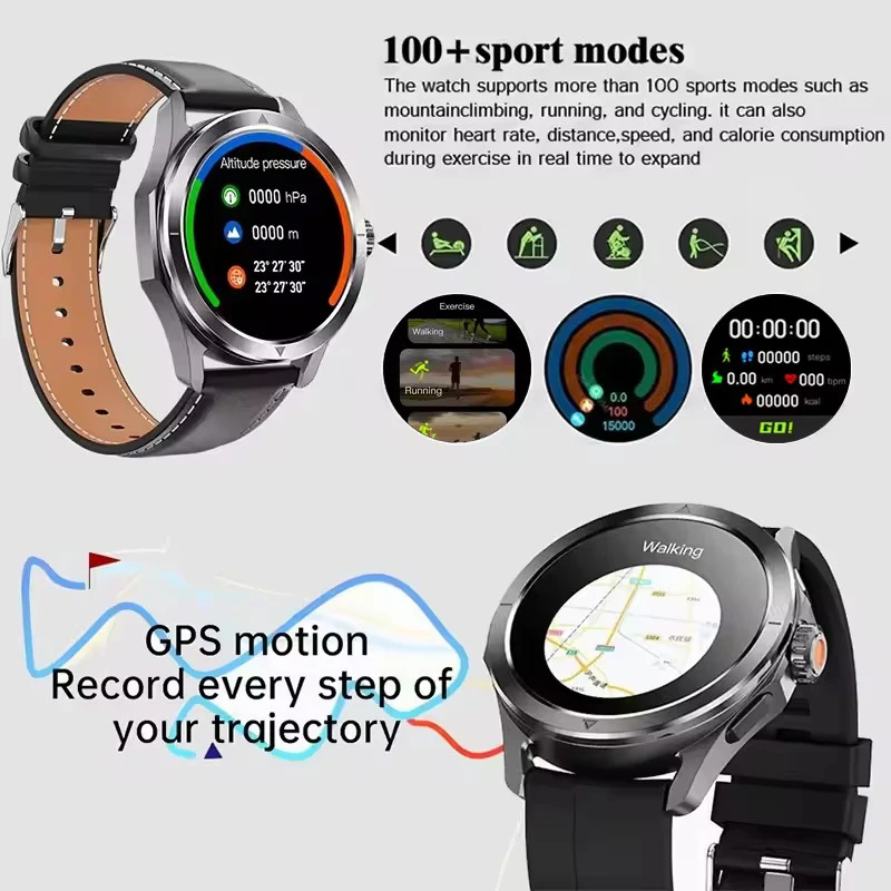 S4 Ultra Smartwatch AMOLED - NFC, GPS, Waterproof, Call - Image 2