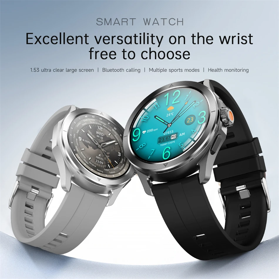 S4 Ultra Smartwatch AMOLED - NFC, GPS, Waterproof, Call - Image 22