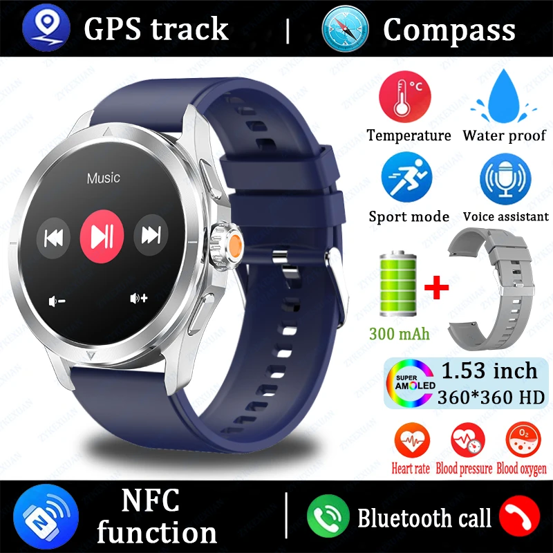 S4 Ultra Smartwatch AMOLED - NFC, GPS, Waterproof, Call - Image 14